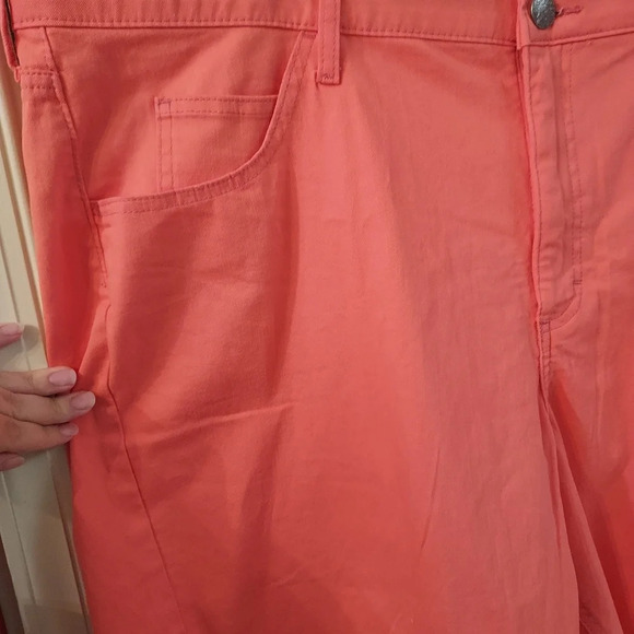 Riders by Lee Coral Elastic Waistband Shorts in Size 24W - Picture 2 of 9